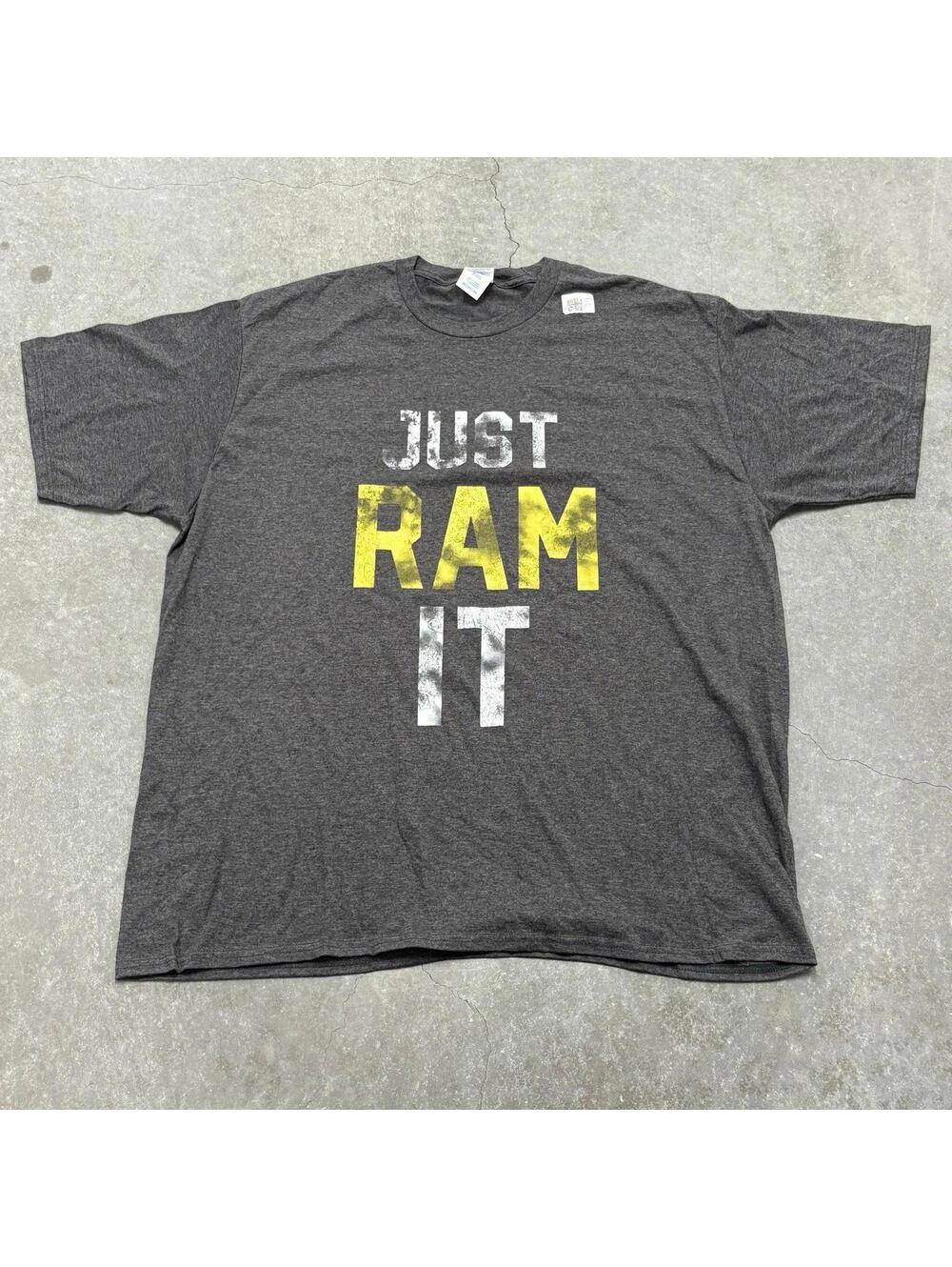 Port & Company Just Ram It Text T Shirt